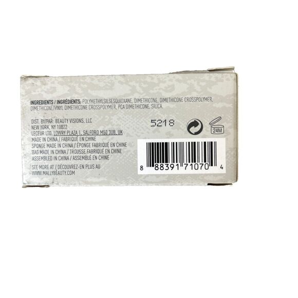 Mally Evercolor Poreless Face Defender  w/ Sponge Sheer Full Size 0.46 oz NEW - Picture 7 of 9